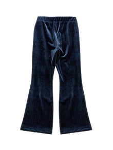 Girls | Warp-Knit Chenille Trousers | Navy Blue