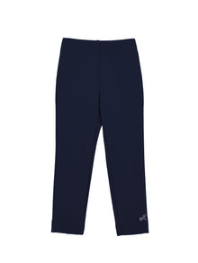 Girls | Milano Stitch Jersey Leggings | Dark Blue