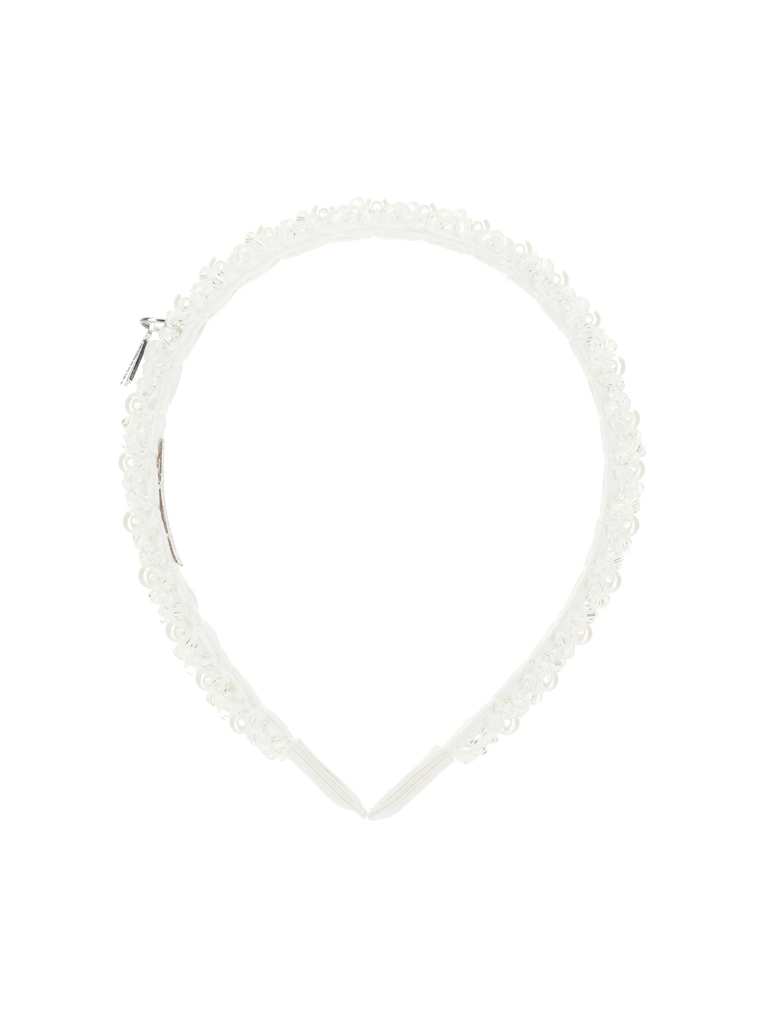 Girls | Sequin And Pearl Headband | Cream