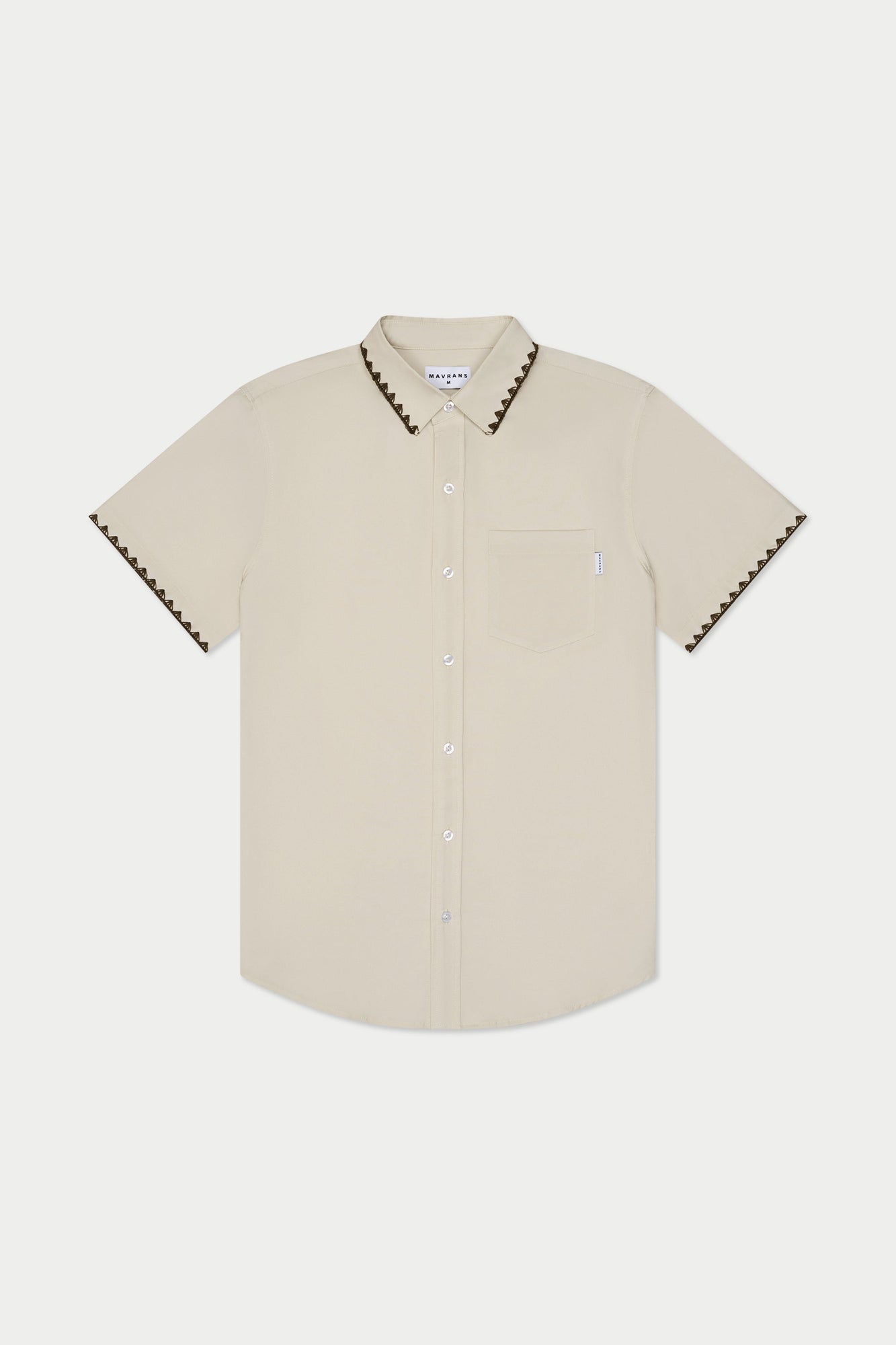 Beige Stitch  Weekend Shirt | Beige
