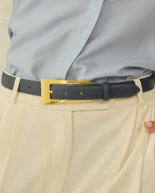 No. 10 Belt | Navy/Gold