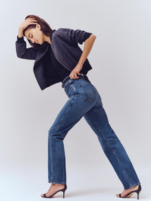 Women | The Carla High Rise Straight | Vintage Dark Indigo