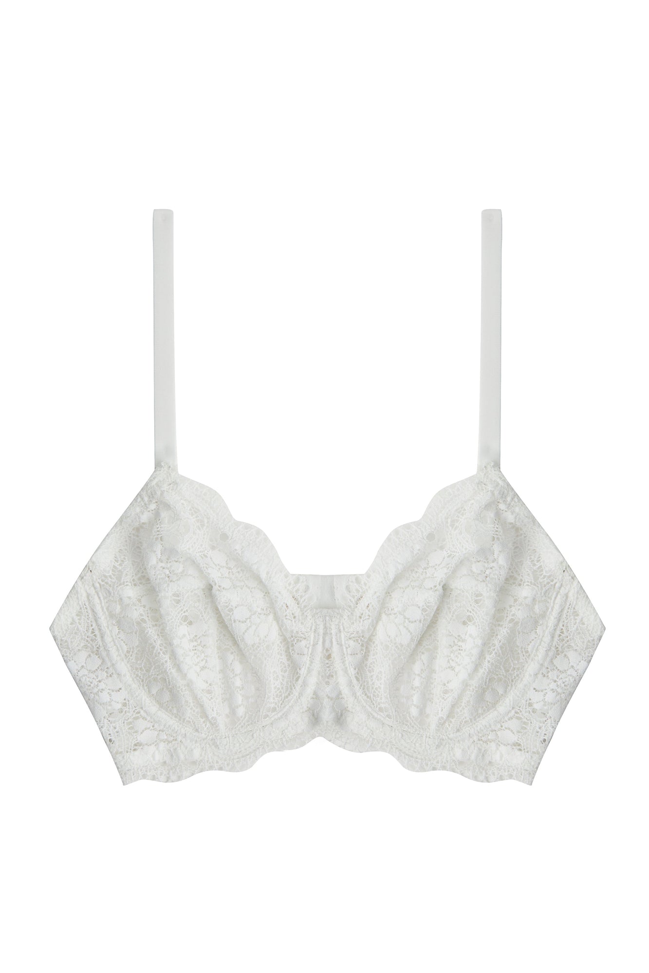 Peony Underwire Full Cup Bra | Off White