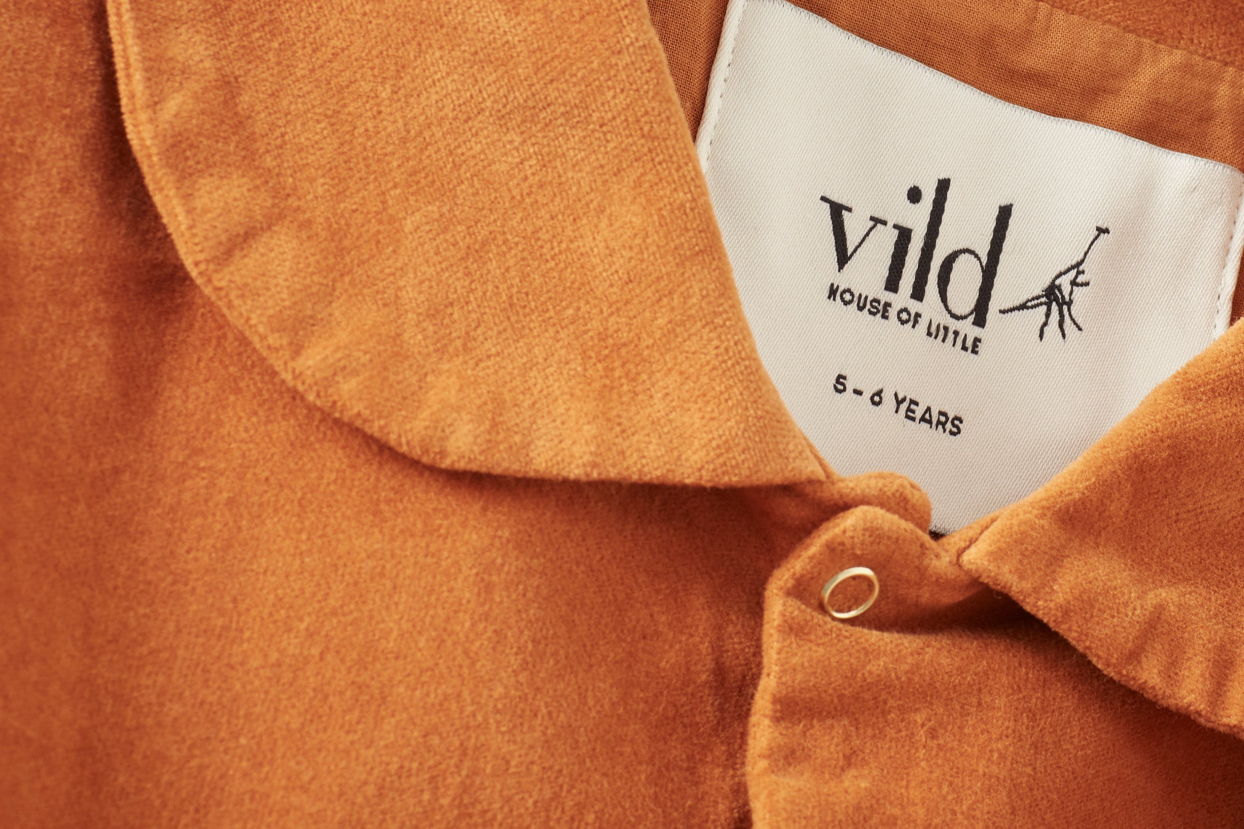 Unisex | Organic Cotton Velvet Jacket | Raw Sienna