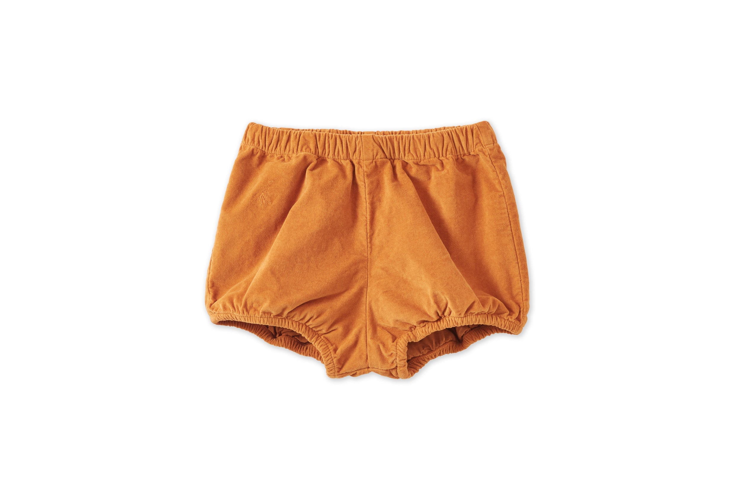 Unisex | Organic Cotton Velvet Bloomers | Raw Sienna