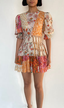 Hemant & Nandita | Sidra Short Dress | Orange
