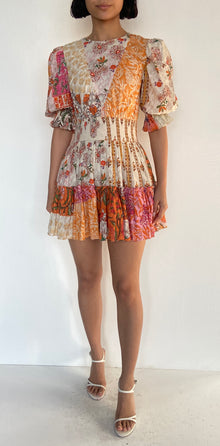 Hemant & Nandita | Sidra Short Dress | Orange
