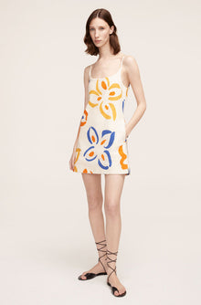 Flame Fleur Skirted Romper | Flame Fleur Tapioca Combo