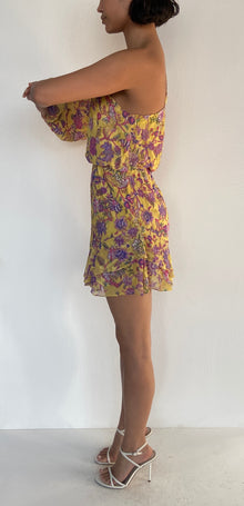 Hemant & Nandita | Dhea Short Dress | Canary Yellow