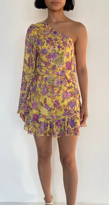 Hemant & Nandita | Dhea Short Dress | Canary Yellow