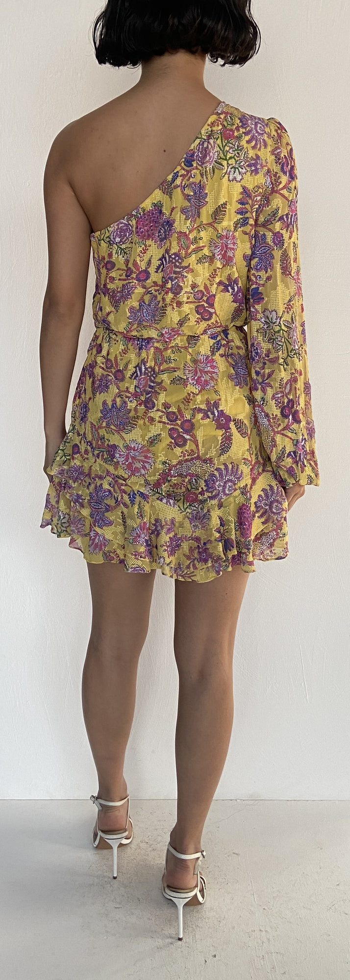Hemant & Nandita | Dhea Short Dress | Canary Yellow