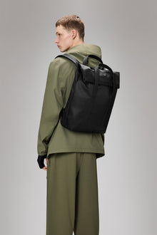 RAINS 2 Way Tote Backpack Black Grain 15L H58 x D12 x W33 cm Backpack