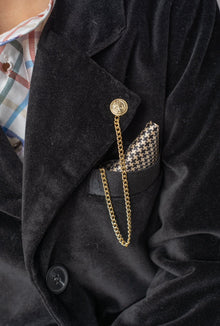 Baby Boys | Charlie Velour Boy's Blazer | Black