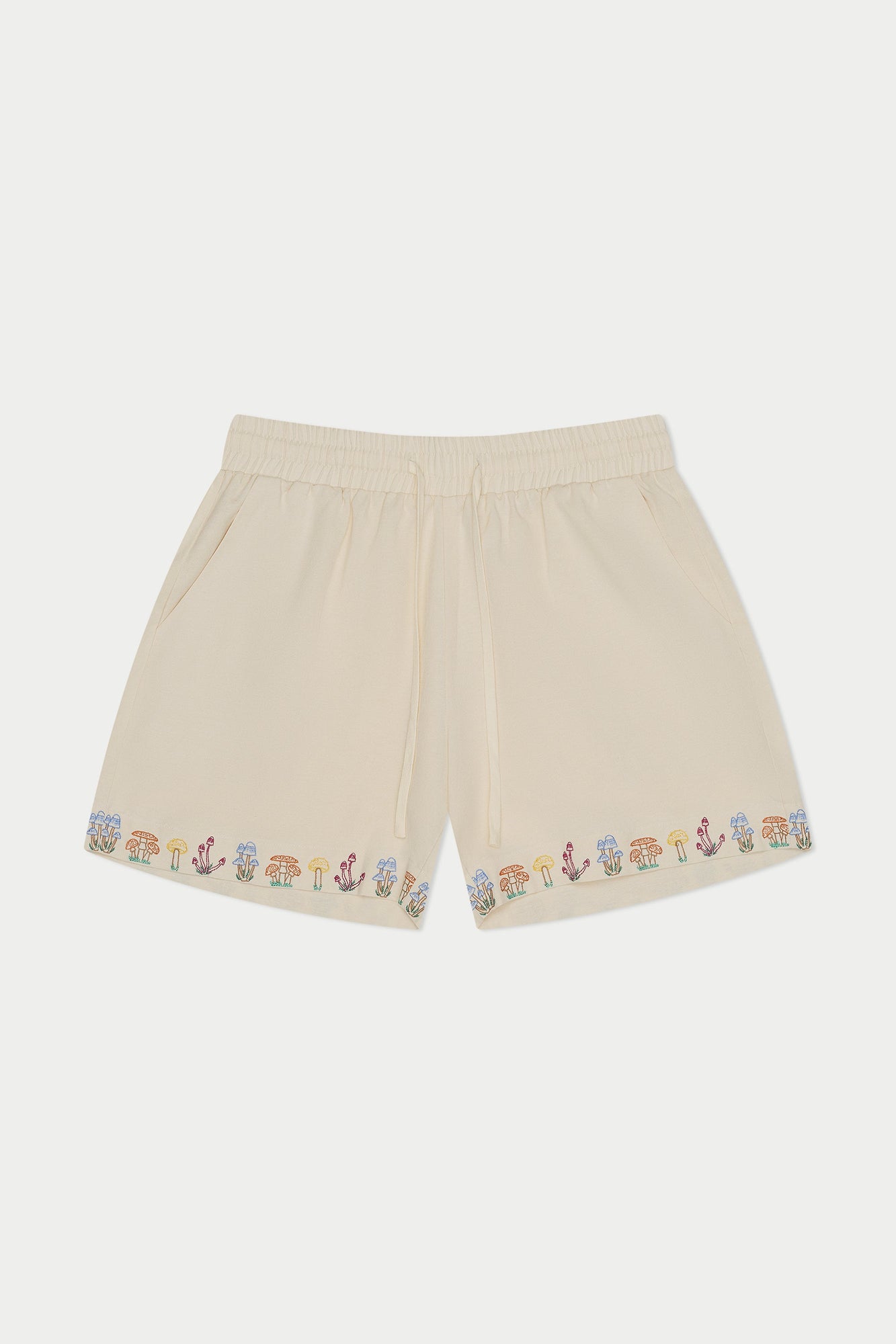 Mushroom Linen Short | Beige
