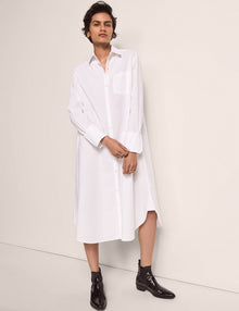 Women | Shirt Dress | White