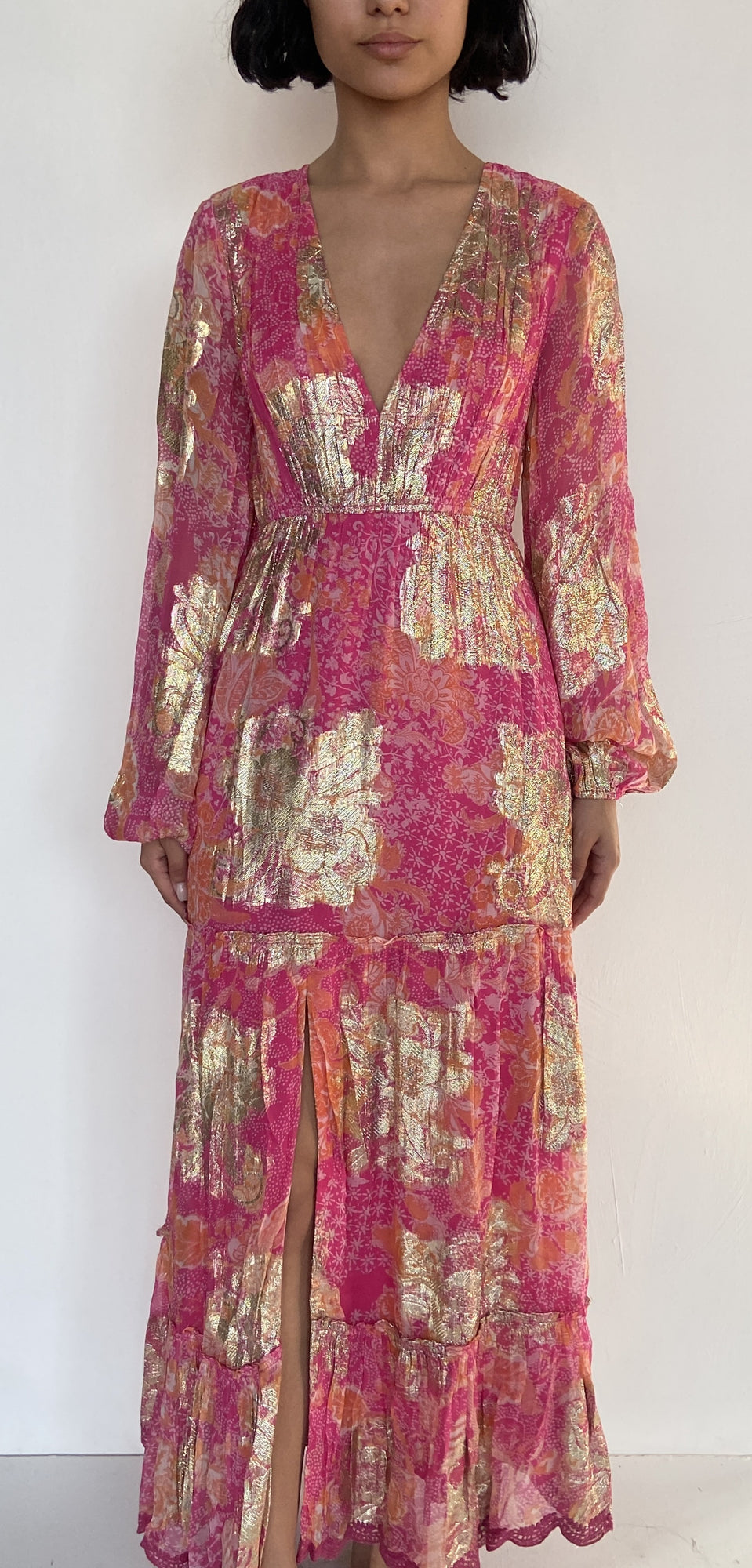 Hemant & Nandita | Xari Long Dress | Pink