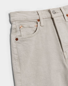 Womens | Comfort Stretch High Rise Wide Leg Crop | Pebble