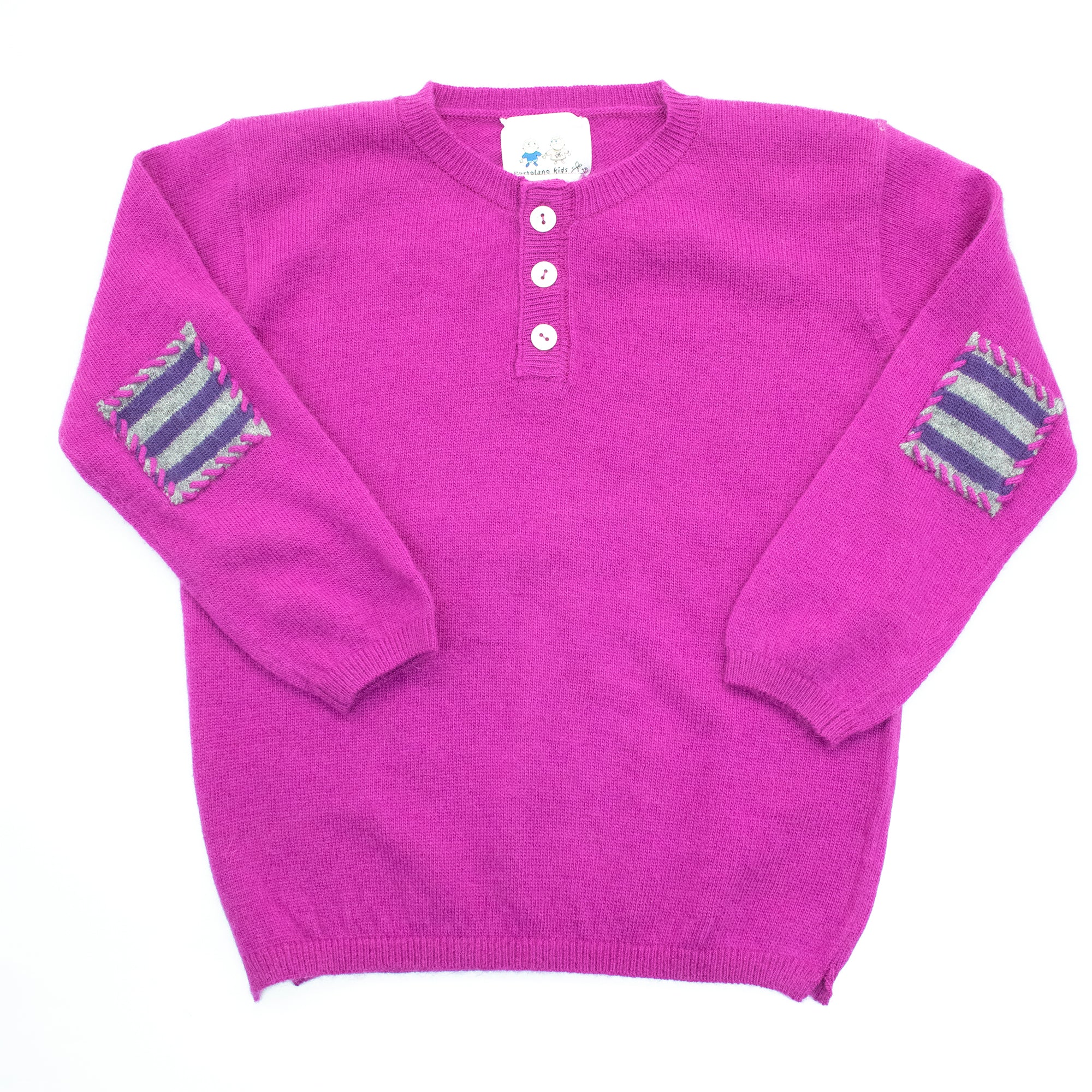 Kids | Knit Sweater | Very Berry