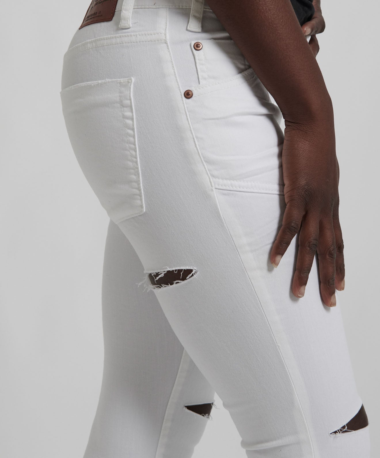 Freebirds Ii Low Waist Stretch Skinny Denim Jeans | Premium White