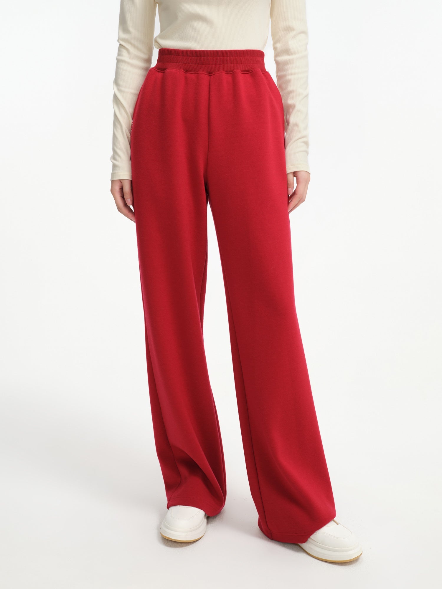 Sport Straight Pants | Red