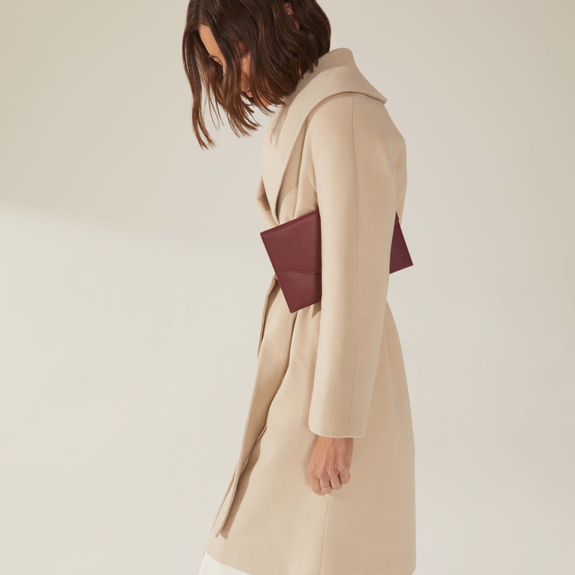 Womens | Brigette Cashmere-Wool Robe | Beige