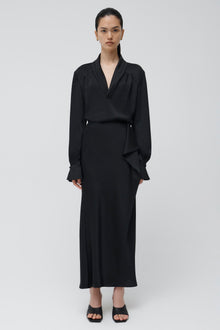 Black Blane Midi Skirt - SIMKHAI