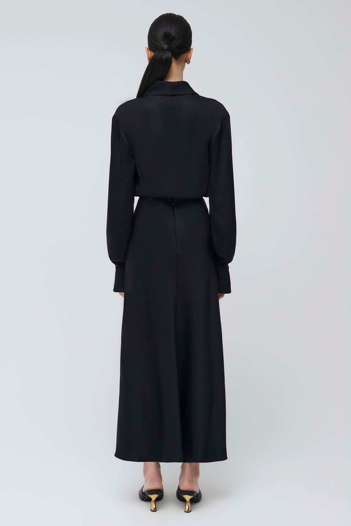 Black Blane Midi Skirt - SIMKHAI