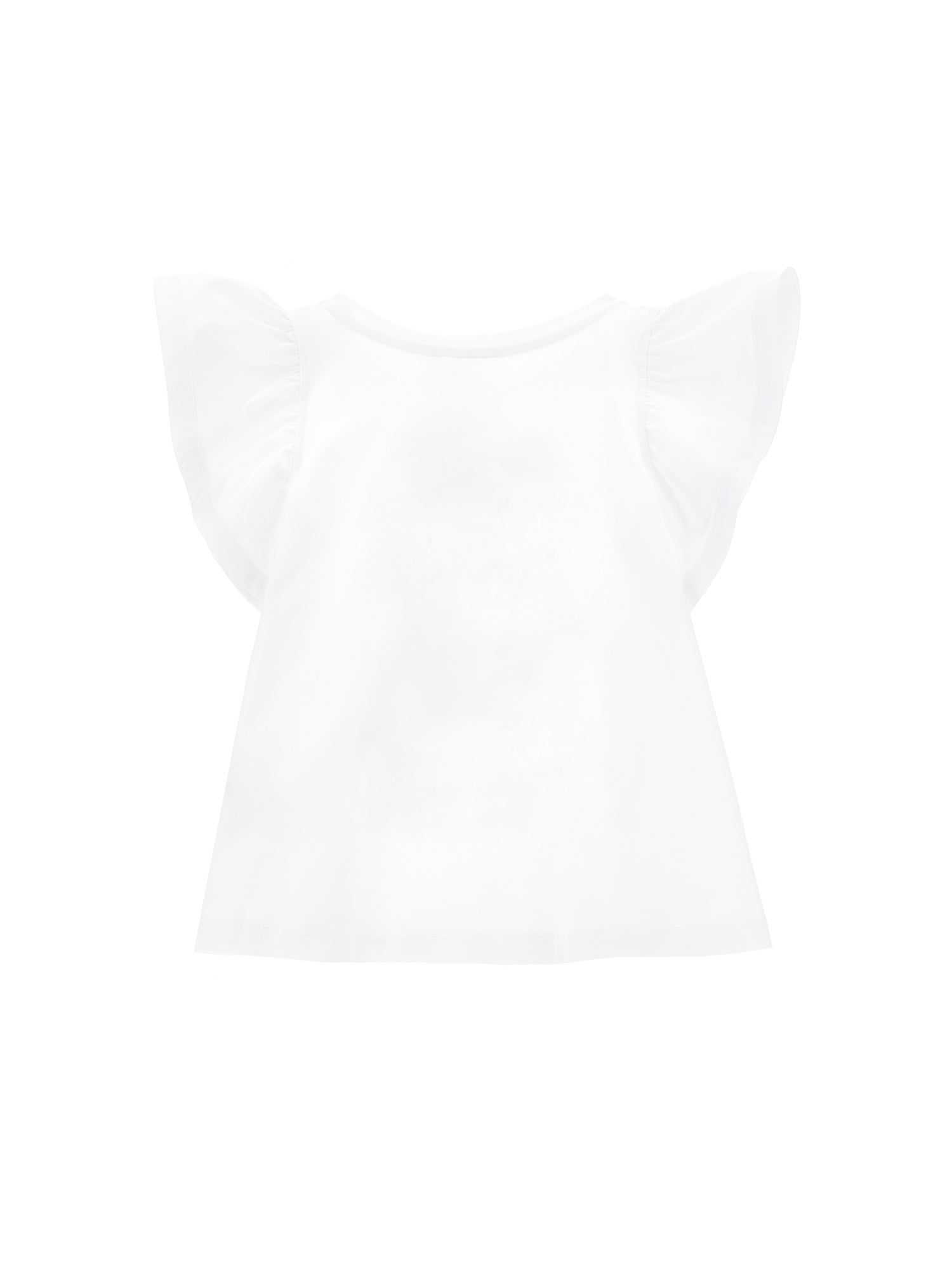Girls | Rhinestone Bunny Maxi T-Shirt | White
