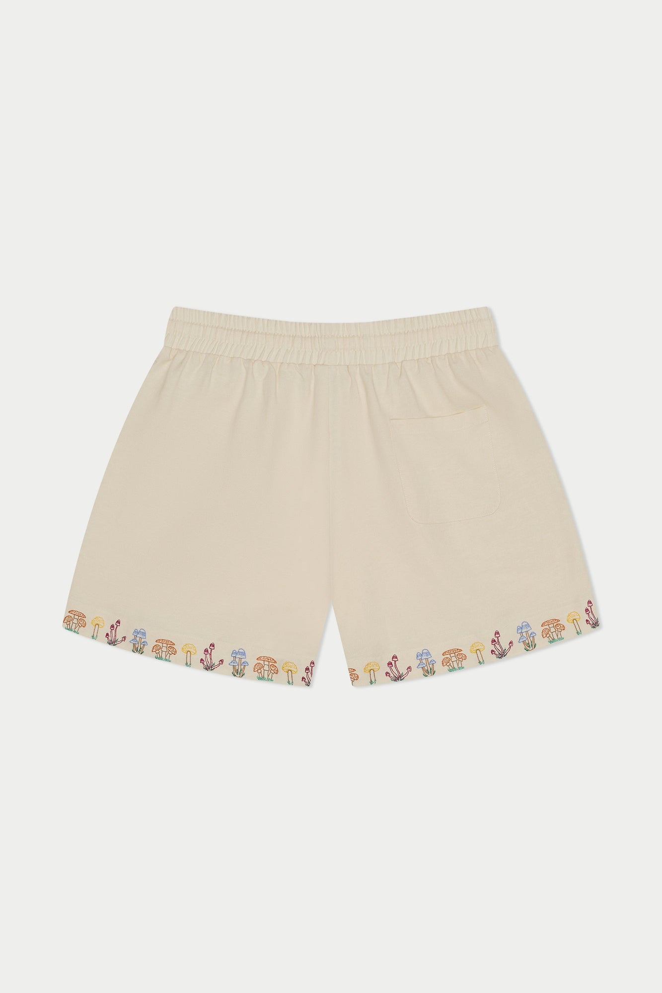 Mushroom Linen Short | Beige
