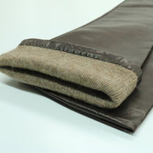 Womens | Made In Italy Elbow Length Leather Gloves | Chocolate