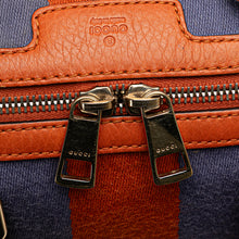 Gucci | Pre-Owned Small Leather Web Joy Boston Bag | Orange