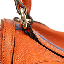 Gucci | Pre-Owned Small Leather Web Joy Boston Bag | Orange