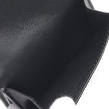 Bottega Veneta | Pre-Owned Nappa Intrecciato Trifold Wallet | Black