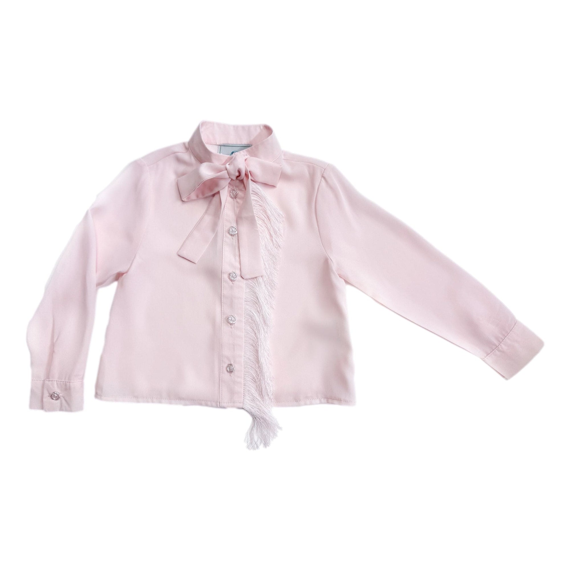 Baby Girls | Crepe Fringe Blouse | Pink
