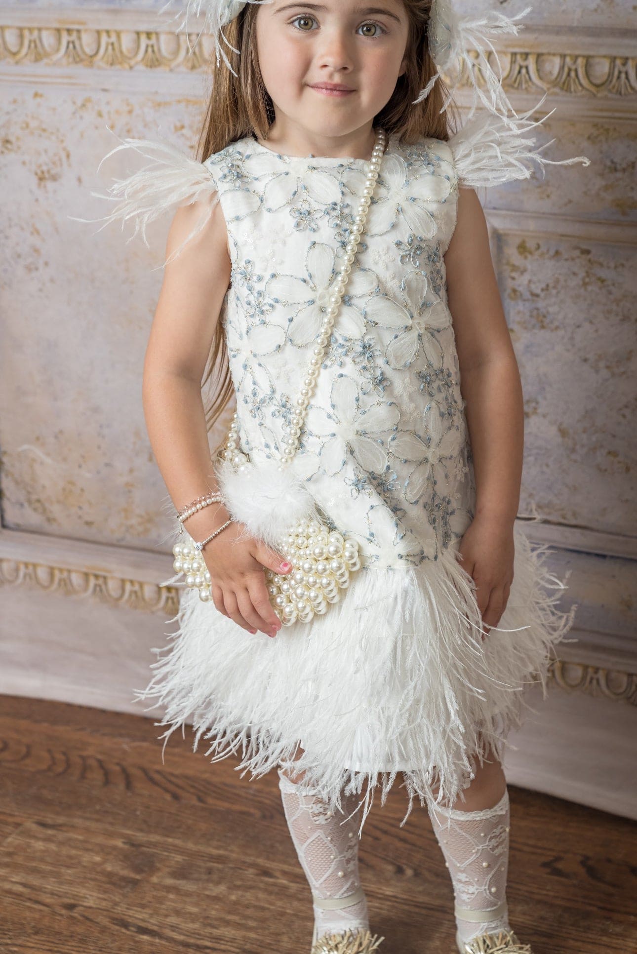 Olivia Feather Dress | Feather