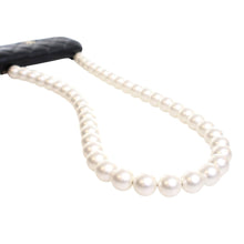 Chanel | Pre-Owned Quilted Lambskin Maxi Pearls Clutch With Chain | Black