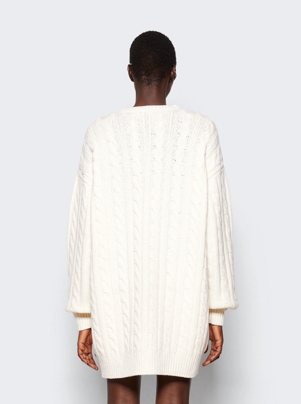 Women | alexanderwang | Cable Pullover Dress Ivory