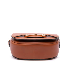 Celine | Pre-Owned Small Leather Crecy Flap Crossbody | Brown