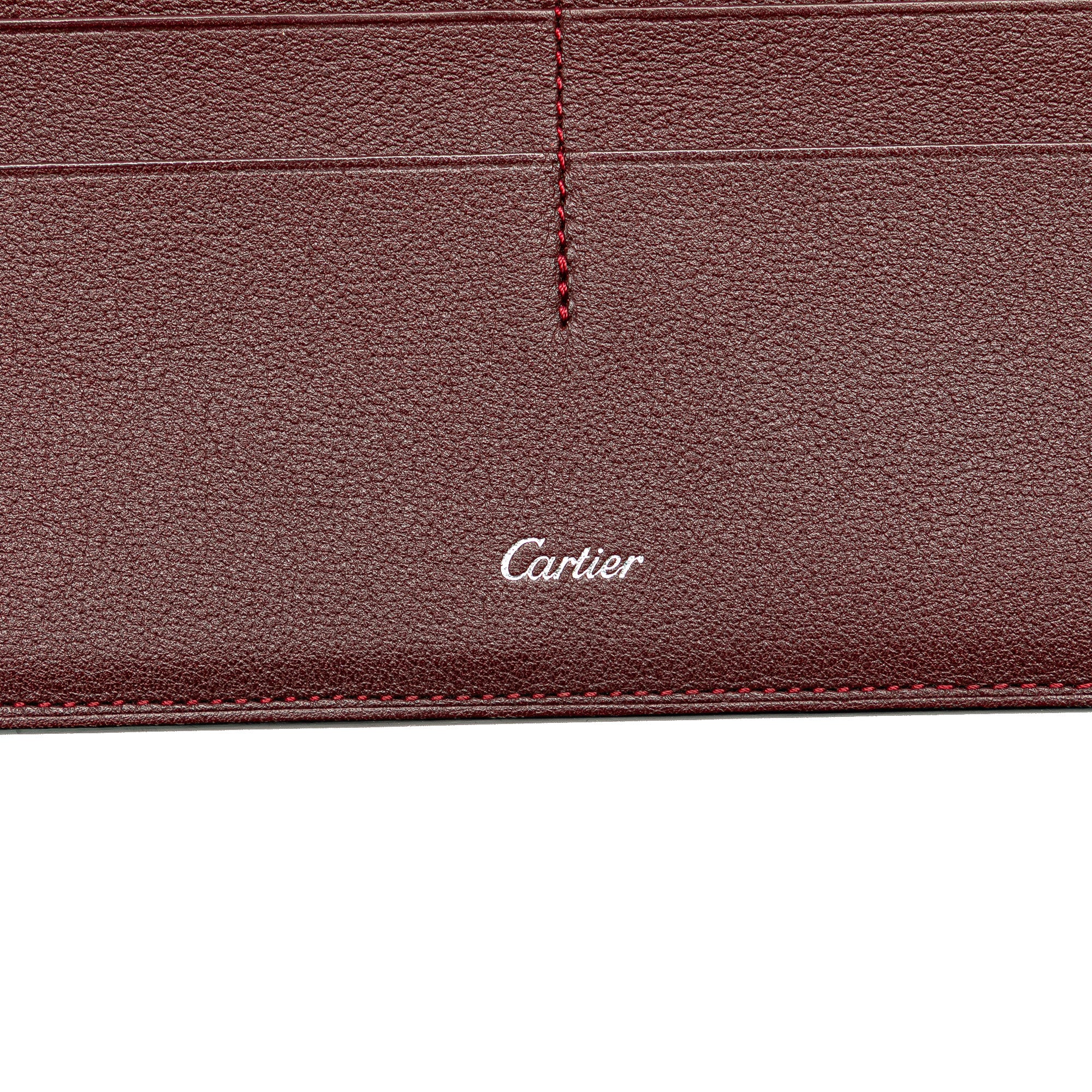 Cartier | Pre-Owned Leather Must De Wallet | Black