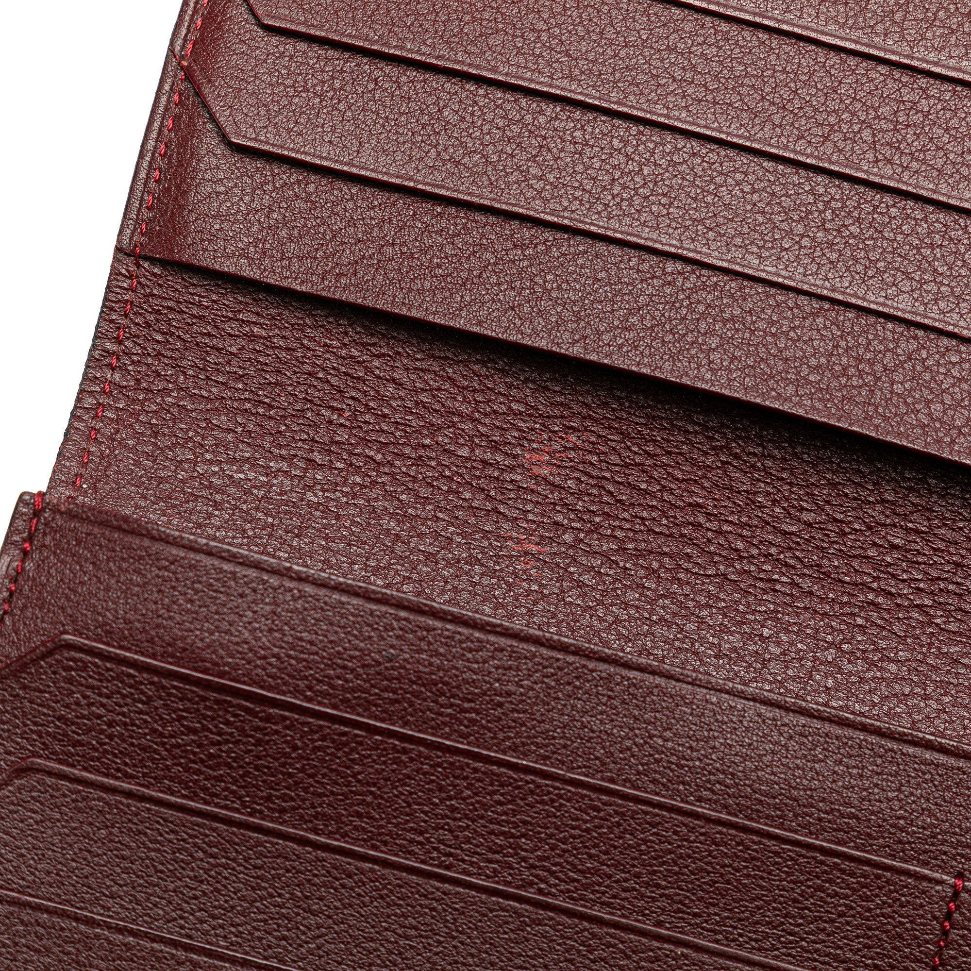 Cartier | Pre-Owned Leather Must De Wallet | Black