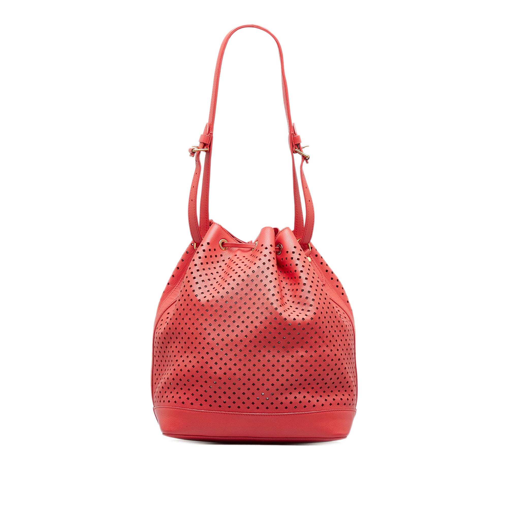 Louis Vuitton | Pre-Owned x Sofia Coppola Flore Perforated Noe | Red