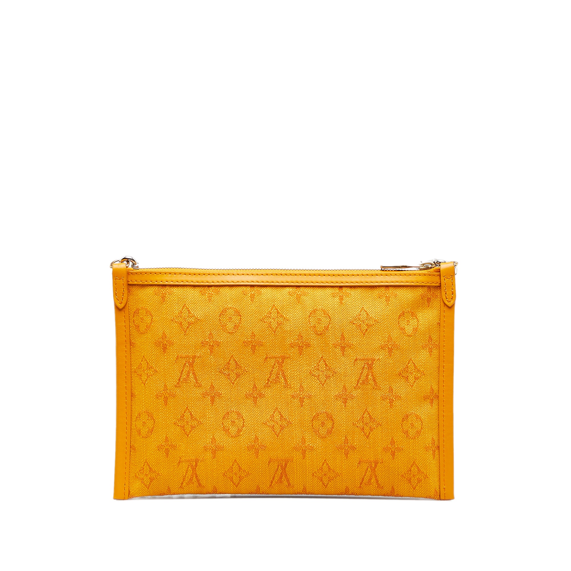 Louis Vuitton | Pre-Owned Monogram Antartica Double Flat Messenger | Gray
