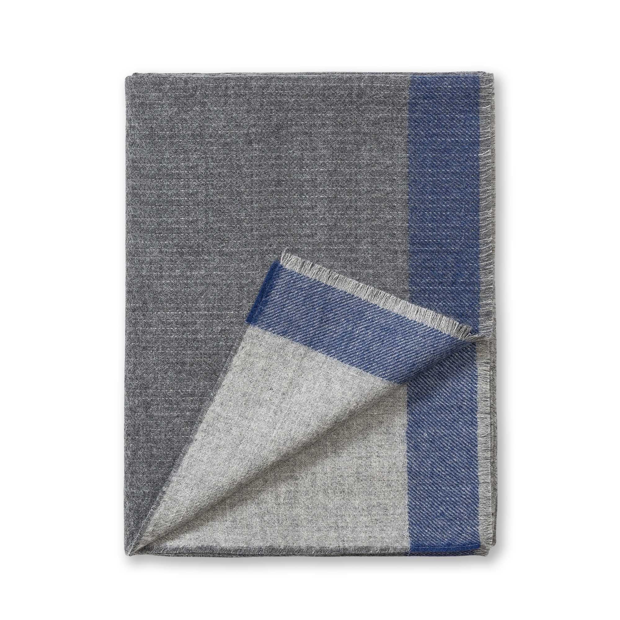Empire Throw | Grey/Indigo/Light Grey