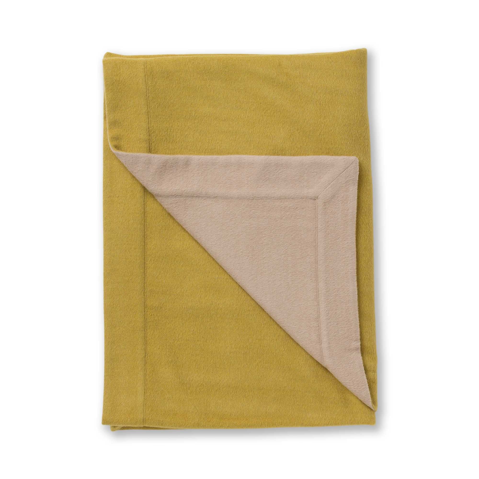 Hudson Throw | French Yellow / Beige