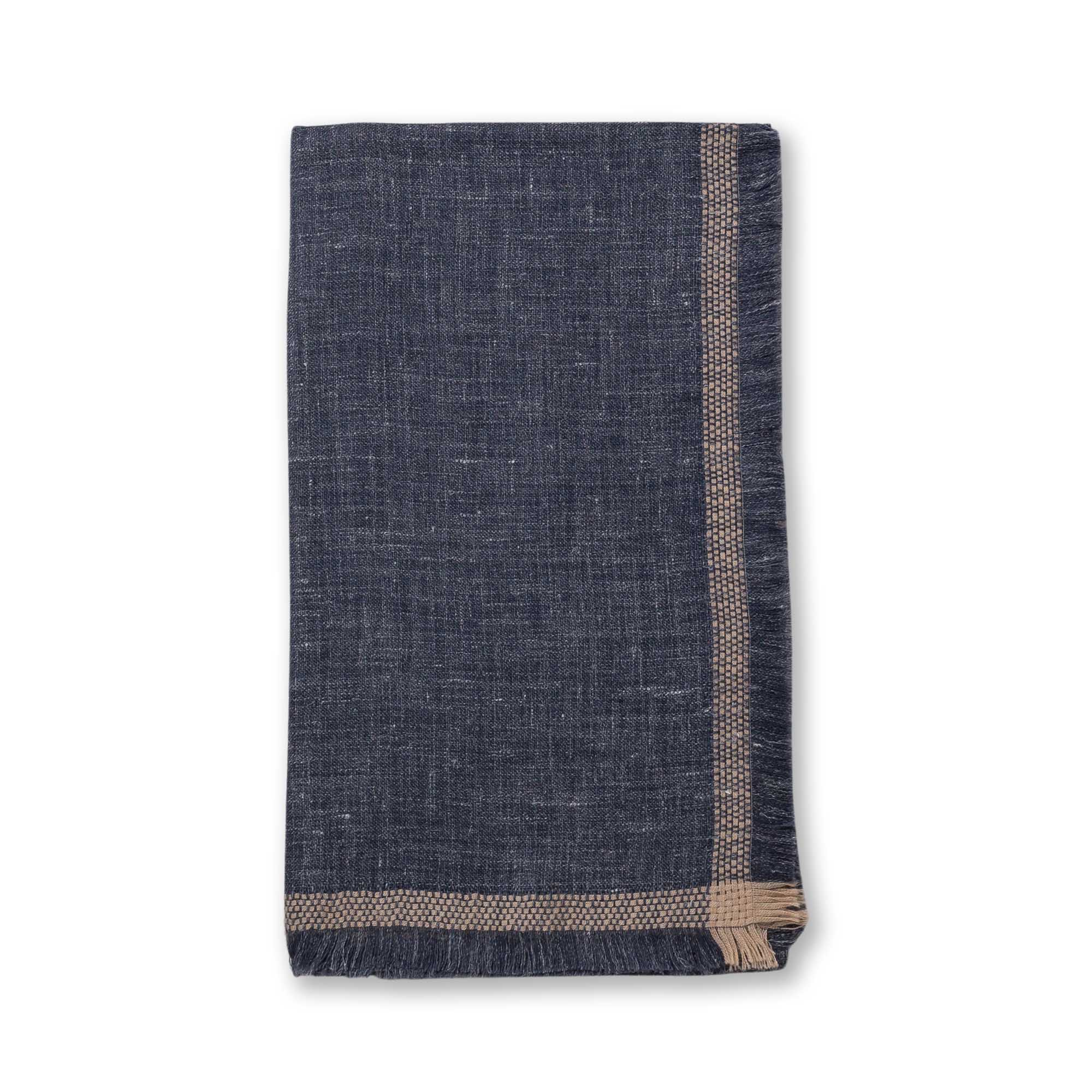 Women | Jolene Wrap | Denim Blue / Beige