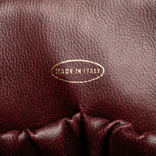 Chanel | Pre-Owned CC Caviar Pouch | Red/Burgundy