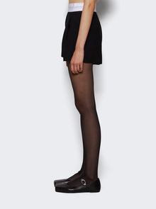 Women | alexanderwang | High Waisted Pleated Shorts | Black