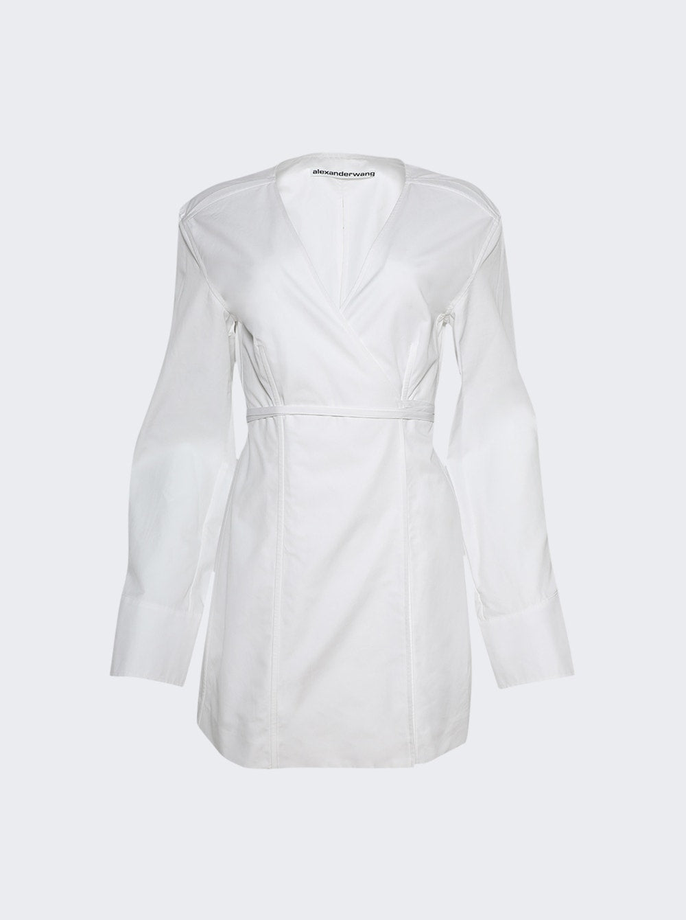 Women | alexanderwang | Slit Tailored Shirtdress | White