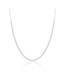 1.00 Carat Diamond Tennis Choker | 14kt White Gold