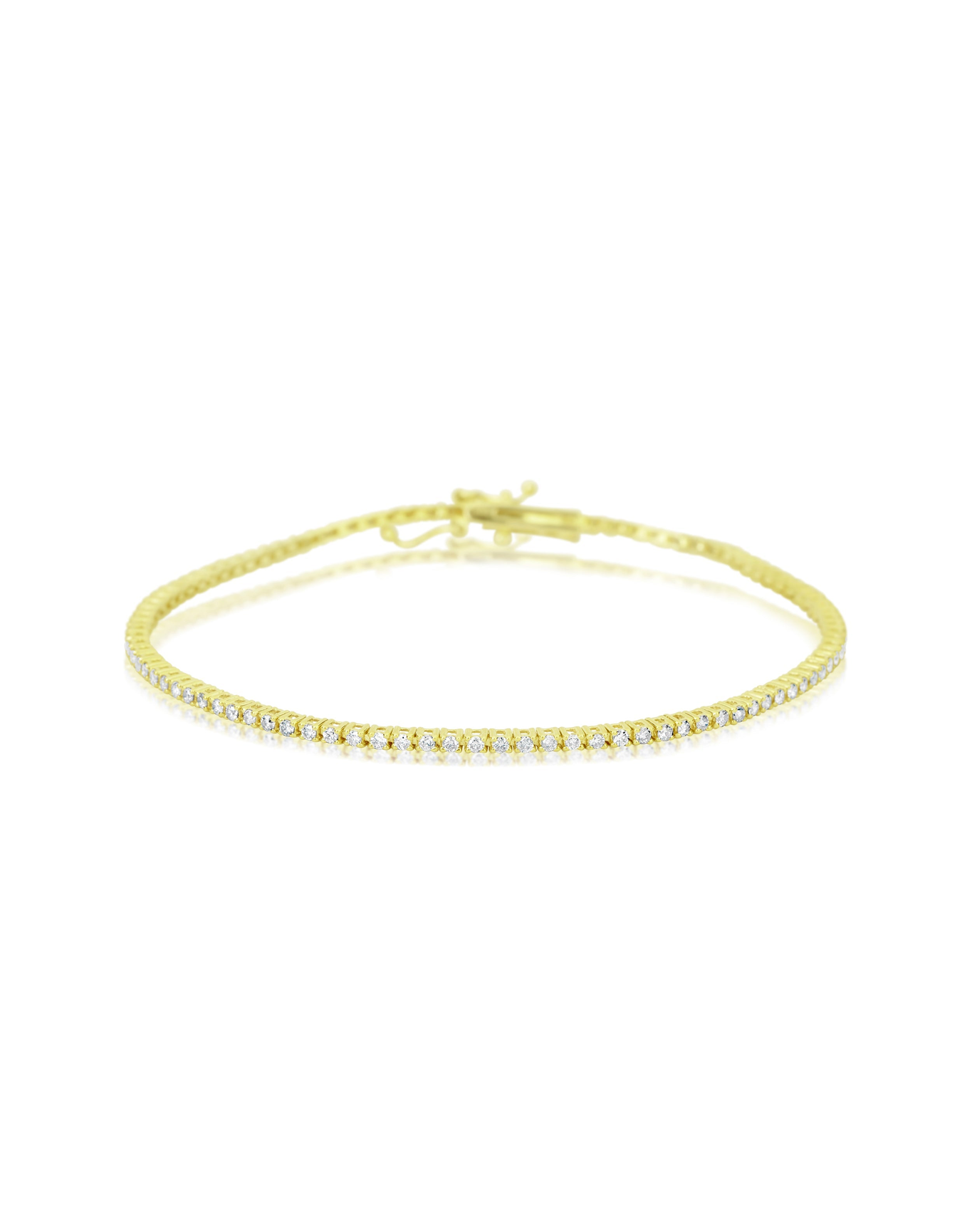 1 Carat Diamond Tennis Bracelet | Yellow Gold